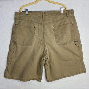 Vintage Levi’s SilverTab Cargo Shorts Mens Size 40 Khaki Pockets Flat Front